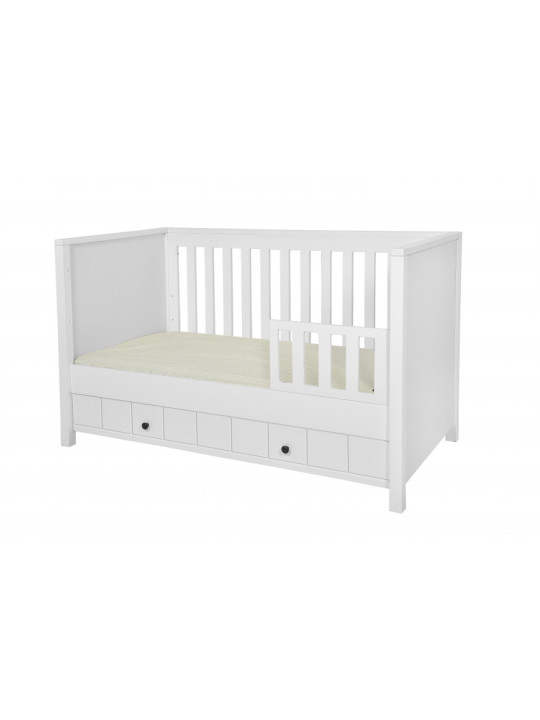 Culla / Lettino / Divanetto 70x140 per Bambini e Neonati Allpin bianco - Novelies