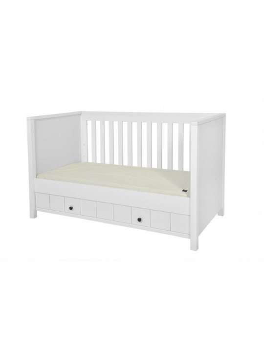 Newborn Children Kids Cot Bed / Sofa 70x140 Allpin White - Novelies