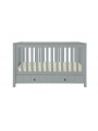 Culla / Lettino / Divanetto 70x140 per Bambini Neonati Camerette Allpin grigio - Novelies