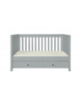 Culla / Lettino / Divanetto 70x140 per Bambini Neonati Camerette Allpin grigio - Novelies