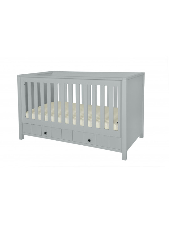 Culla / Lettino / Divanetto 70x140 per Bambini Neonati Camerette Allpin grigio - Novelies