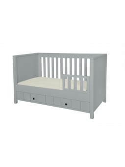 Culla / Lettino / Divanetto 70x140 per Bambini Neonati Camerette Allpin grigio - Novelies