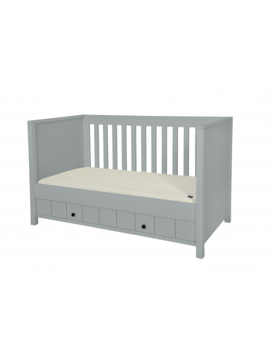 Culla / Lettino / Divanetto 70x140 per Bambini Neonati Camerette Allpin grigio - Novelies