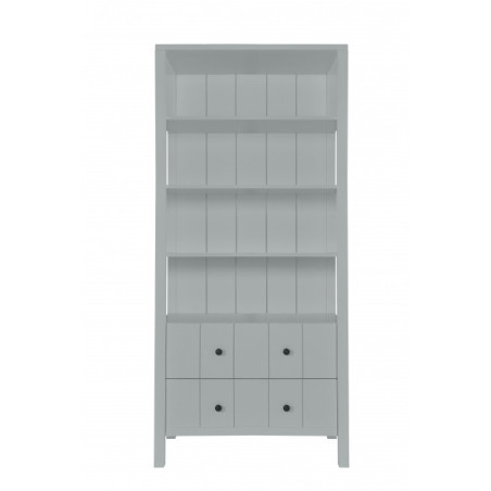 Kids Children's Bookcase with drawers Allpin grey - Novelies
