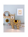 Alpaca Handmade Wooden Children's Lamp - Peekaboo