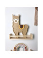 Alpaca Handmade Wooden Children's Lamp - Peekaboo
