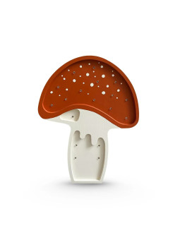 Mushroom Handmade Wooden Children's Lamp - Peekaboo