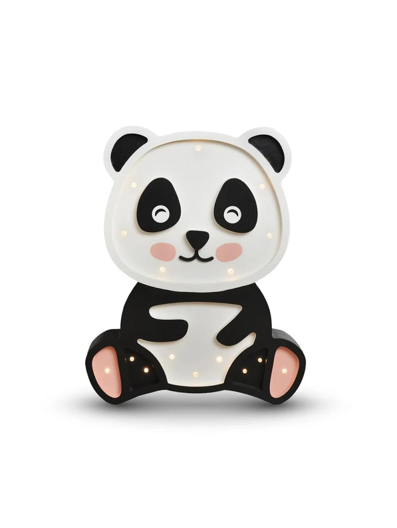 Panda Handmade Wooden Kids Newborn Children's Lamp - Peekaboo