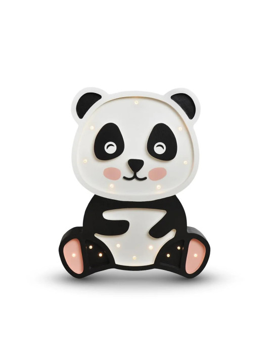 Panda Handmade Wooden Kids Newborn Children's Lamp - Peekaboo