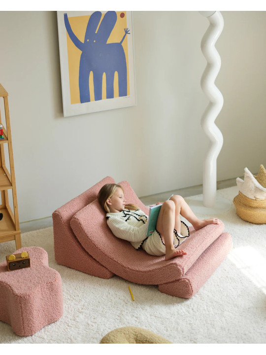 Sedia per Bambini Moon Chair Rosa Guava - Wigiwama