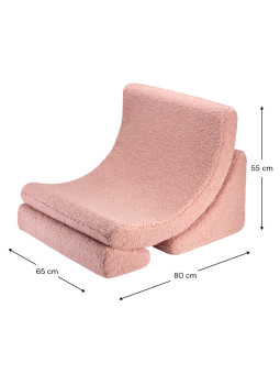 Sedia per Bambini Moon Chair Rosa Guava - Wigiwama