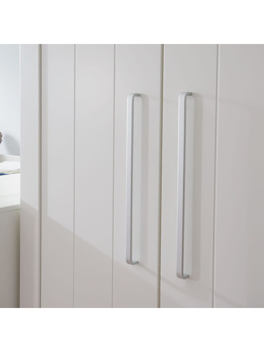 Guardaroba per la Cameretta dei Bambini in MDF bianco o grigio dal design moderno e senza tempo