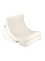 Cream White Moon Chair for Children Kids - Wigiwama