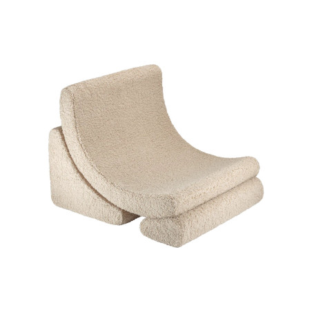 Sedia Poltroncina per Bambini Moon Chair Marrone Biscotto - Wigiwama