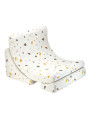 Poltroncina Moon Chair per Bambini Bianco Terrazzo - Wigiwama