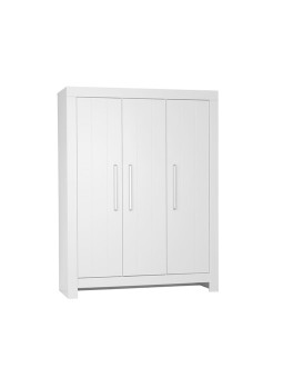 Guardaroba per la Cameretta dei Bambini in MDF bianco o grigio dal design moderno e senza tempo