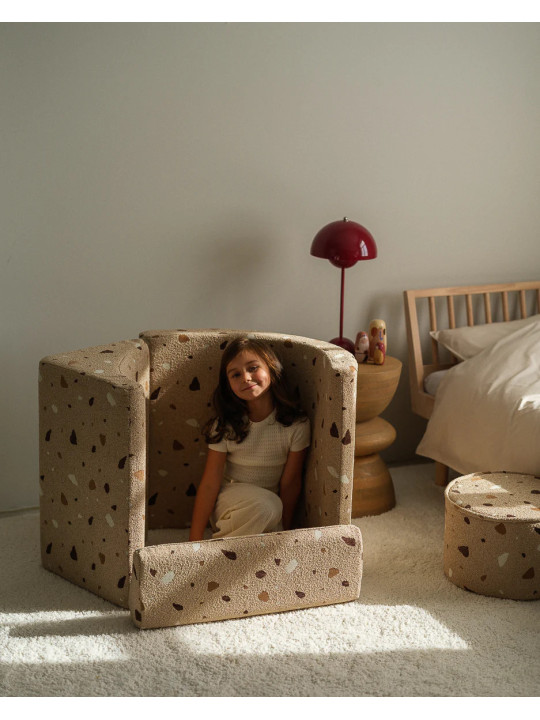 Terrazzo Sand Marble Moon Chair for Children & Kids - Wigiwama