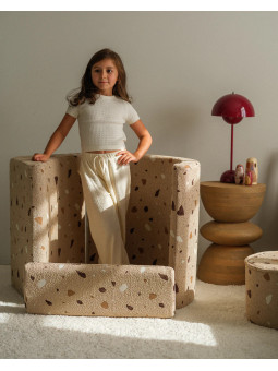 Terrazzo Sand Marble Moon Chair for Children & Kids - Wigiwama