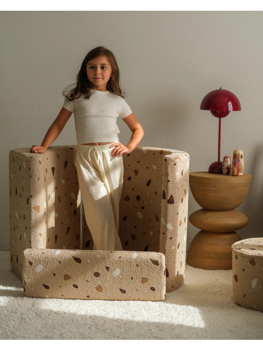 Poltroncina Moon Chair per Bambini Sabbia Terrazzo - Wigiwama