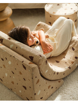 Terrazzo Sand Marble Moon Chair for Children & Kids - Wigiwama