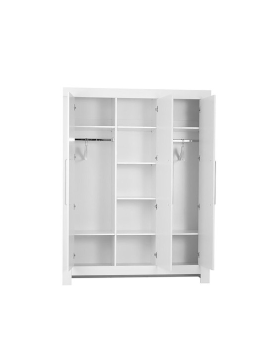 Guardaroba per la Cameretta dei Bambini in MDF bianco o grigio dal design moderno e senza tempo
