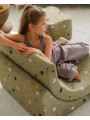 Terrazzo Moss Marble Moon Chair for Children & Kids - Wigiwama