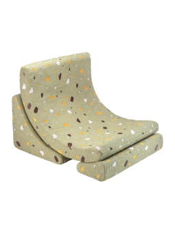 Poltroncina Moon Chair per Bambini Muschio Terrazzo - Wigiwama