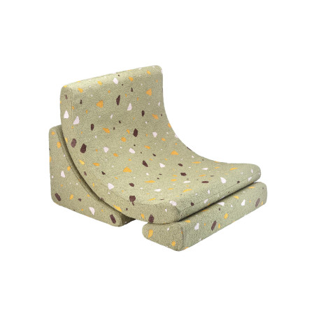 Terrazzo Moss Marble Moon Chair for Children & Kids - Wigiwama