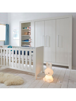 Guardaroba per la Cameretta dei Bambini in MDF bianco o grigio dal design moderno e senza tempo
