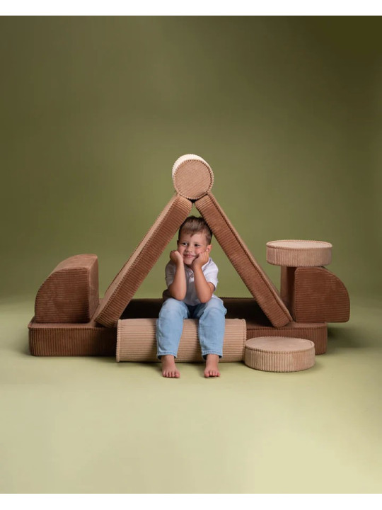 Divano per bambini in velluto a coste - Wigiwama
