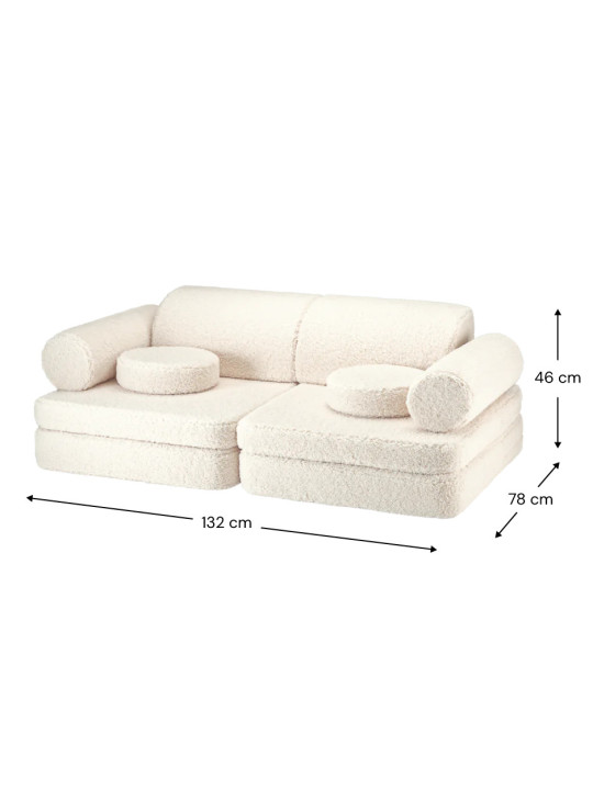 Divano per Bambini in Tessuto Teddy - Wigiwama