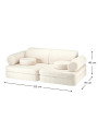 Divano per Bambini in Tessuto Teddy - Wigiwama