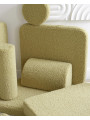 Divano per Bambini in Tessuto Teddy Verde Matcha - Wigiwama
