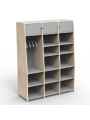 Asymetry Evolutionary 3 Column Wardrobe for Children - Mathy By Bols