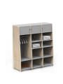 Asymetry Evolutionary 3 Column Wardrobe for Children - Mathy By Bols