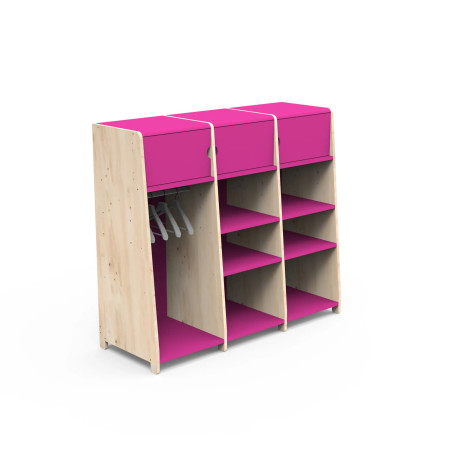 Armadio a 3 Colonne Evolutivo Asymetry per Bambini - Mathy By Bols