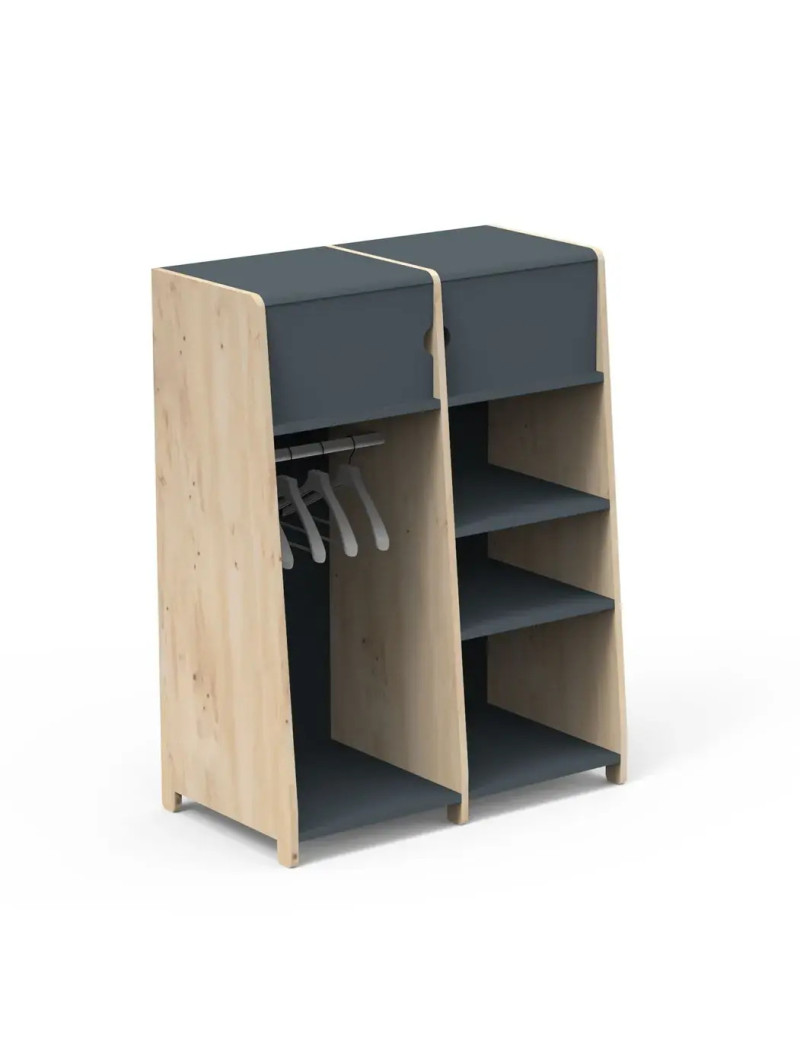 Children's Double Wardrobe Asymetry - Mathy By Bols