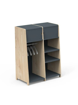 Children's Double Wardrobe Asymetry - Mathy By Bols