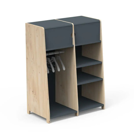 Children's Double Wardrobe Asymetry - Mathy By Bols