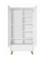 Children's 2-Door Wardrobe Zara white - Novelies