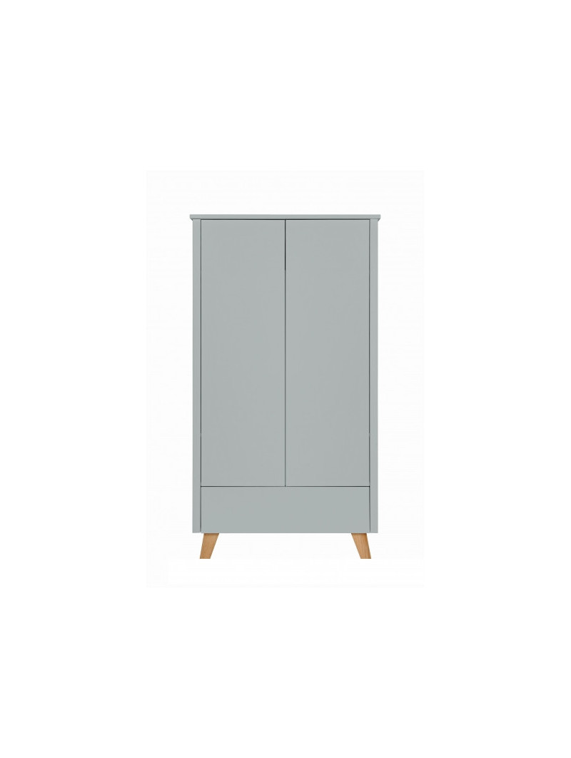 Kids Children Babies 2-Door Wardrobe Zara grey - Novelies