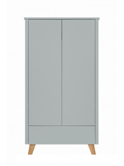 Kids Children Babies 2-Door Wardrobe Zara grey - Novelies