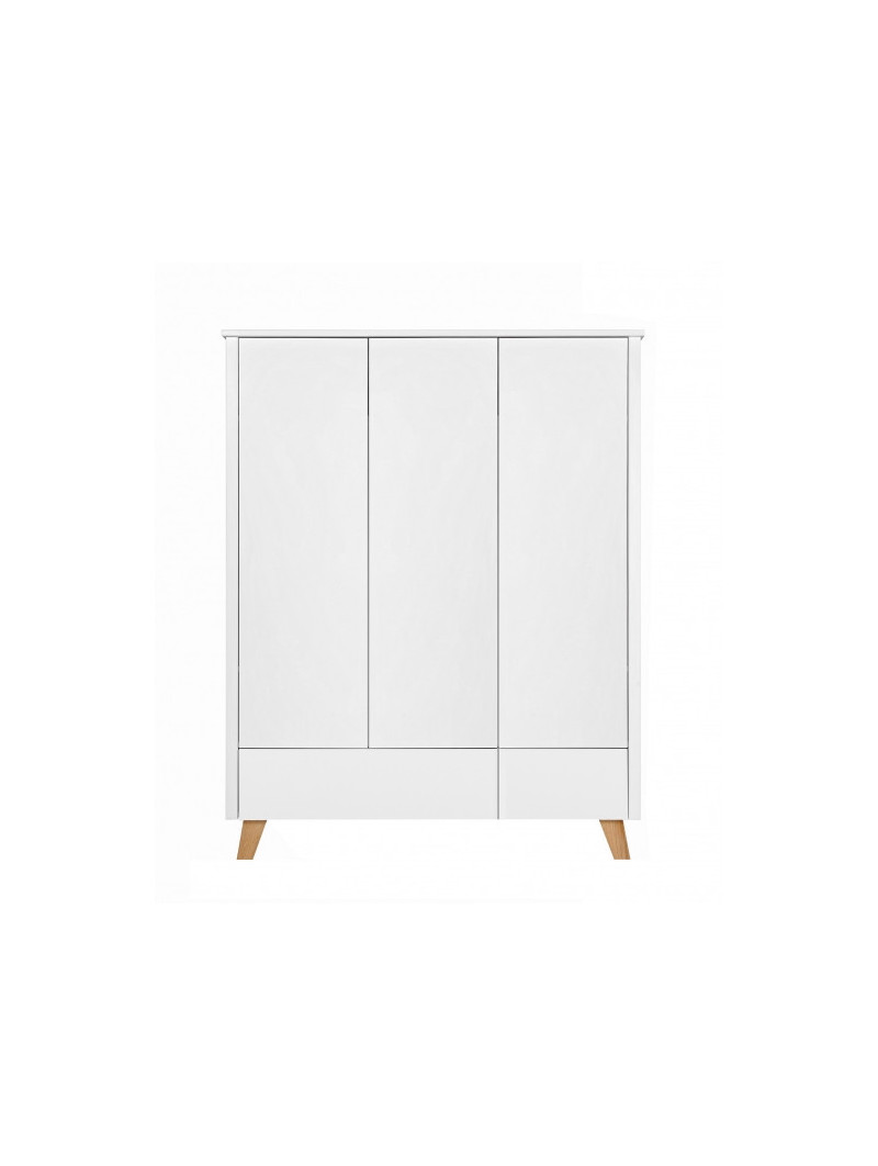 Children's 3-Door Wardrobe Zara white - Novelies