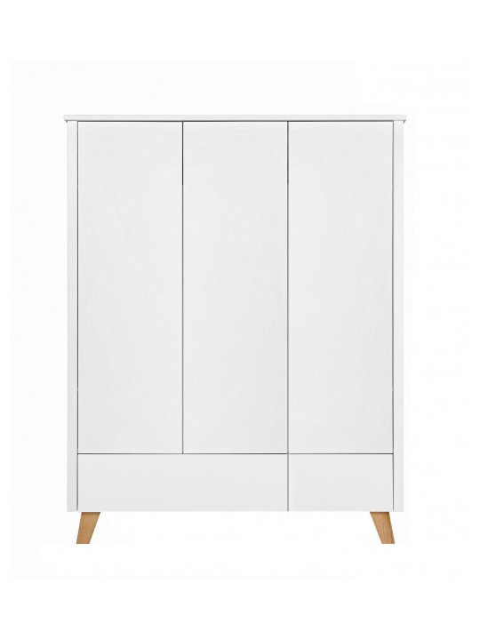Children's 3-Door Wardrobe Zara white - Novelies