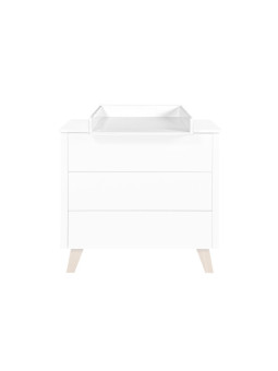 Fasciatoio per Cassettiera Zara Bianco - Novelies