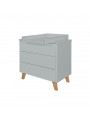 Changing Table for Chest of Drawers Zara Grey - Novelies