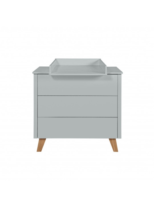 Changing Table for Chest of Drawers Zara Grey - Novelies