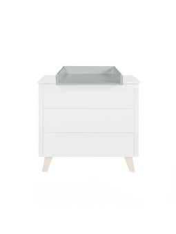 Fasciatoio per Cassettiera Zara Grigio - Novelies