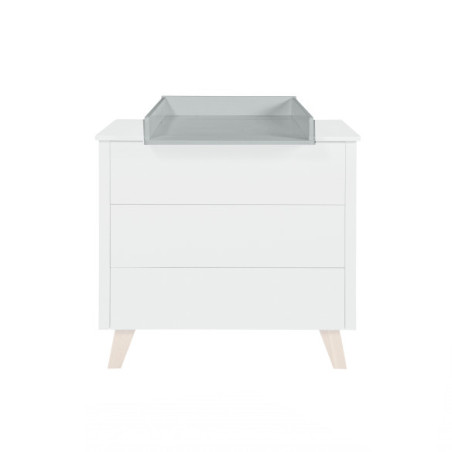 Fasciatoio per Cassettiera Zara Grigio - Novelies