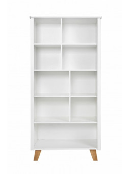 Children's Bookcase Zara in White Wood - Novelies
